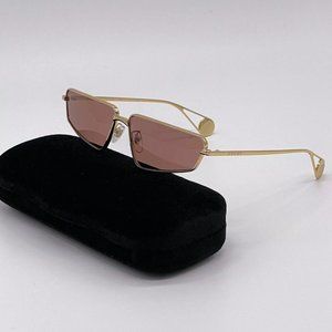 Sale! New Gucci Women's 63mm Brown and Gold Sunglasses!